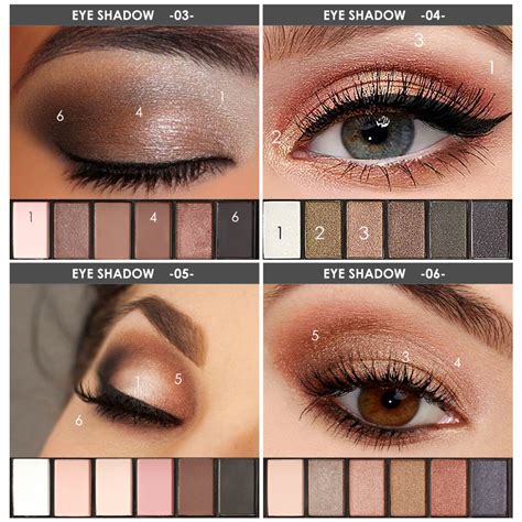 Jual FOCALLURE 6 Colors Nude Smoky Eyeshadow Palette Shopee Indonesia