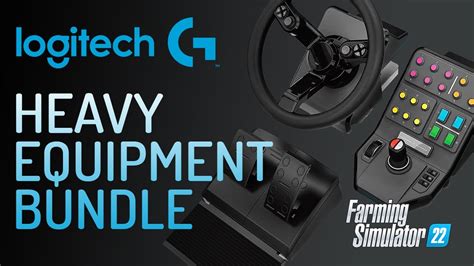 Unboxing Logitech G Heavy Equipment Bundle For Farming Simulators