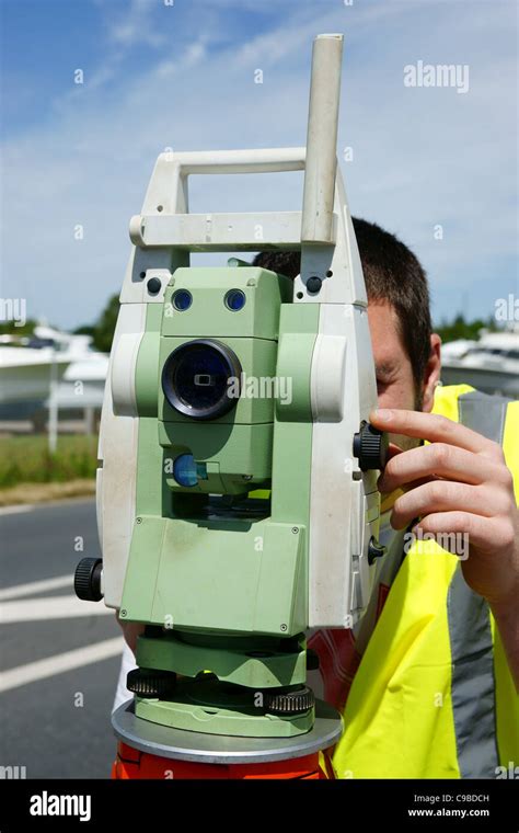 Surveyor Theodolite Civil Engineering Hi Res Stock Photography And