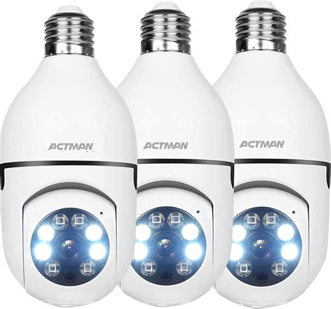 Amazon 3PCS Light Socket Security Camera Wireless WiFi Bulb