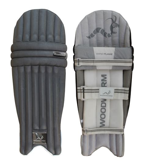 Woodworm Cricket Wand Flame Batting Pads Leg Guards Ambidextrous Men