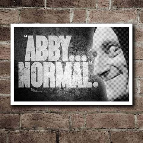 YOUNG FRANKENSTEIN IGOR abby... Normal Quote Poster 18x12 - Etsy