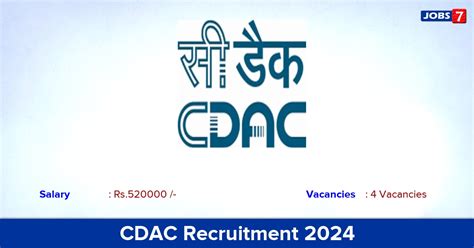 CDAC Recruitment 2024 Apply Online For Project Officer Jobs