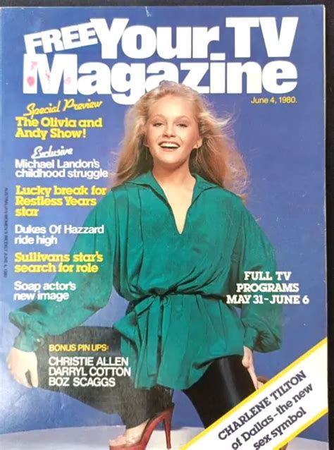 1980 Your Tv Magazine Olivia Newton John~andy Gibb~farrah Fawcett~dukes Hazzard 5909 Picclick Ca