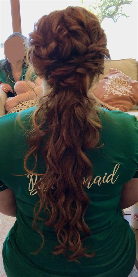 Bridesmaid Hair from June : r/longhair