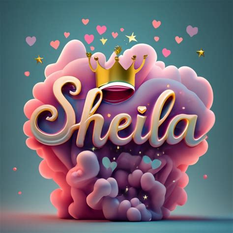 Sheila nombre 3d Imágenes para Peques