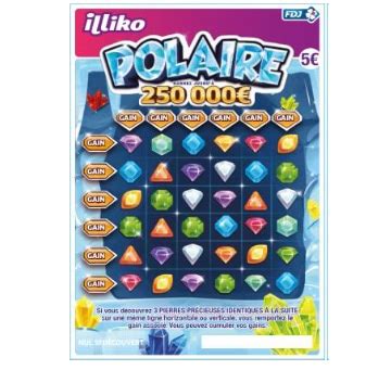 Nouveauté à gratter FDJ : le jeu illiko grattage POLAIRE