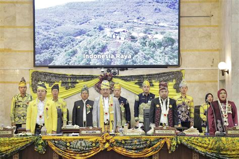 Rapat Paripurna Peringatan Hari Jadi Ke Provinsi Kalsel Sukses