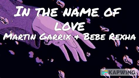 In The Name Of Love Martin Garrix And Bebe Rexha TraduÇÃo Legendado