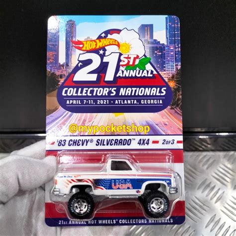 Hot Wheels 83 CHEVY SILVERADO 4X4 66 SUPER NOVA GASSER USA Flag Tampo Mooneyes 2021