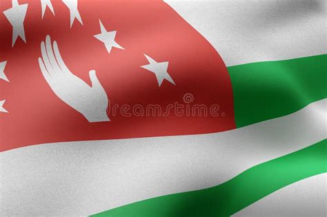 Abkhazia Flag Waving Stock Illustration Illustration Of Volume