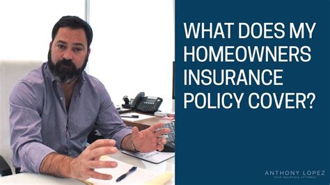 What Does My Homeowners Insurance Policy Cover Youtube