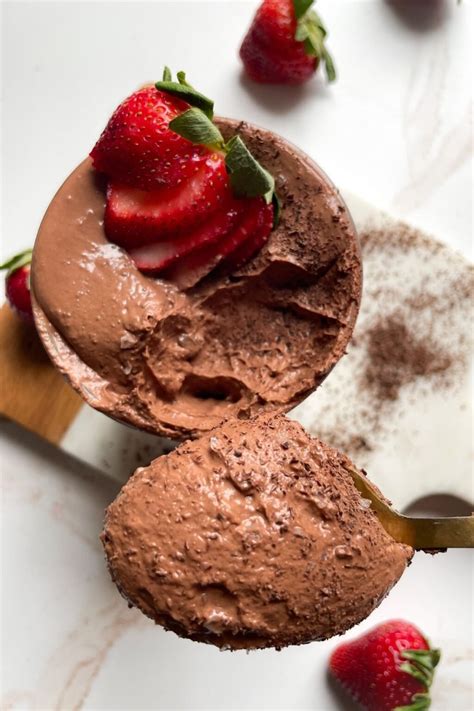 Healthy Protein Chocolate Mousse 3 Ingredients