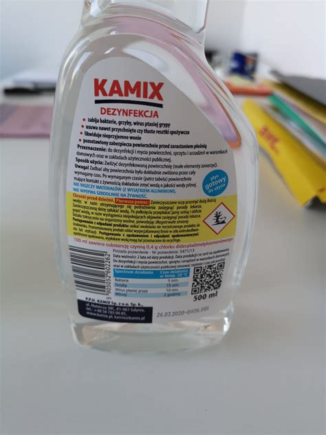 KAMIX Preparat Do Dezynfekcji 500ml KAM DEZYNFEKCJA 500ML Dobra Cena