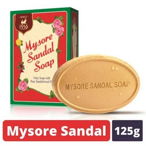 Mysore Sandal Soap Pure Sandalwood Oil 125gm Sandal Soap चंदन का साबुन सैंडलवुड सोप चंदन की