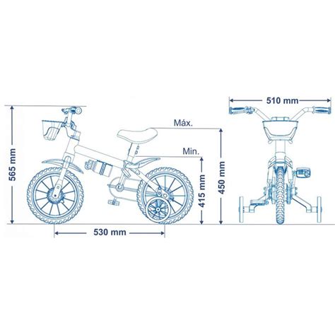 Bicicleta Infantil Aro Nathor Antonella Baby Rosa