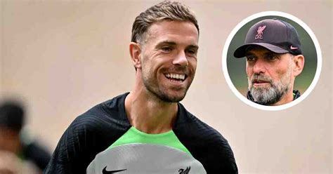 Jurgen Klopp Sends Clear Message About His Plans For Henderson Amid