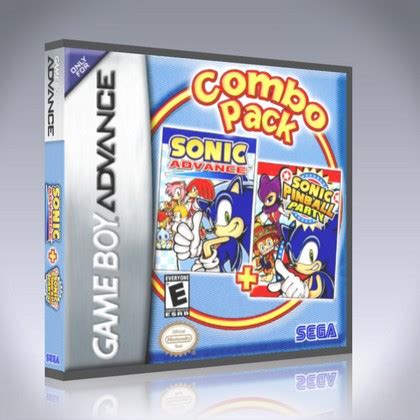 Sonic Combo Pack, Sonic Advance & Sonic Pinball Party - Retro Game Cases 🕹️