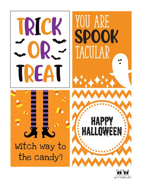 40+ Free Printable Halloween Cards | Printabulls