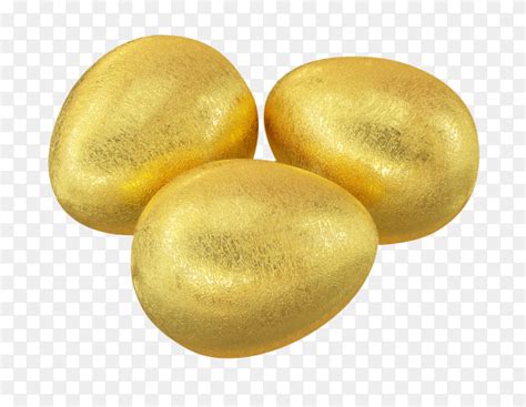 Golden Easter Eggs Isolated On Transparent Background Png Similar Png