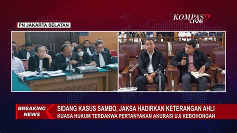 Kuasa Hukum Ferdy Sambo Pertanyakan Akurasi Tes Poligraf Video