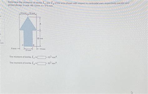 Solved Determine The Moment Of Inertia Ix And Iy Of The