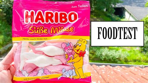 Haribo Süße Mäuse FOODTEST YouTube