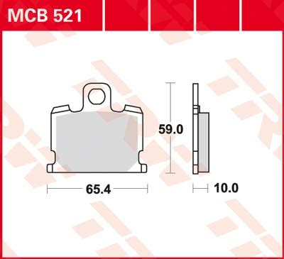 Trw Brake Pads Mcb Allround Organic Brake Pads And Brake Shoes For