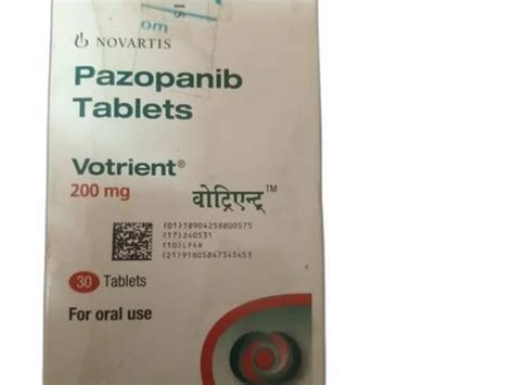 Pazopanib Mg Votrient Mg Tablets Prescription At Rs