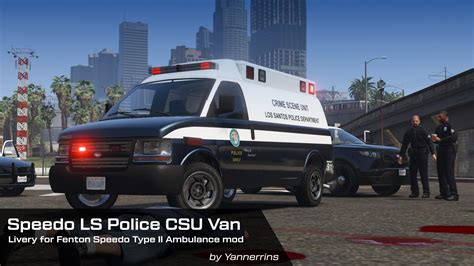 Vapid Speedo LSPD Crime Scene Unit Livery - GTA5-Mods.com