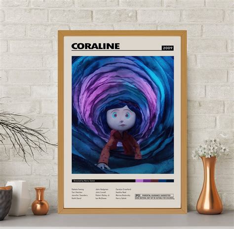 Coraline Movie Poster, Coraline Print, Coraline Poster, Retro Poster ...