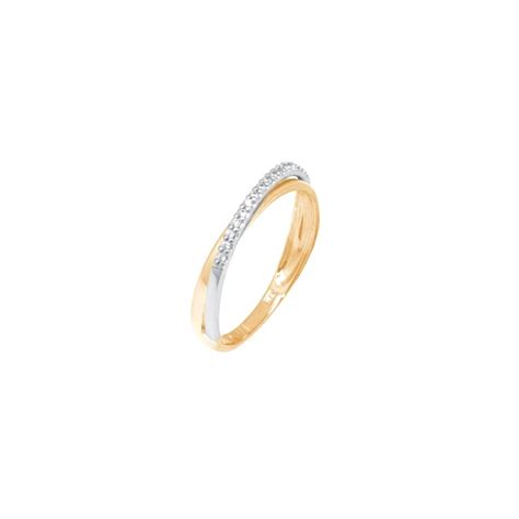 Carador Bague Argent Rhodi Et Oxydes De Zirconium Pour Femme