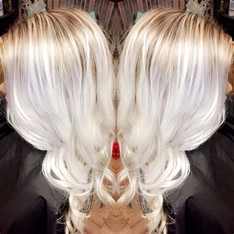 Ice Blonde Melted Roots For A Stunning Look