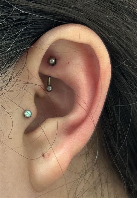 Fresh Rook Piercing 16g Titanium—curved Barbell Been Wanting One For