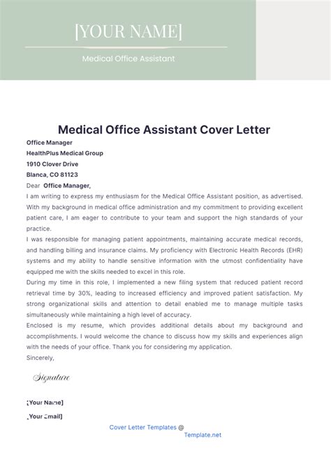 meal assistant cover letter 6