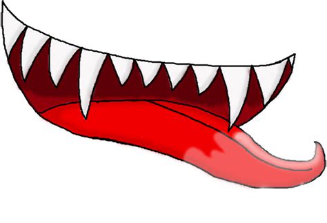 Mouth Svg Fang Drawing Drool Png Clipart Full Size Clipart 582801