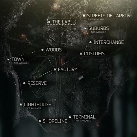 Map of Tarkov - Official Escape from Tarkov Wiki