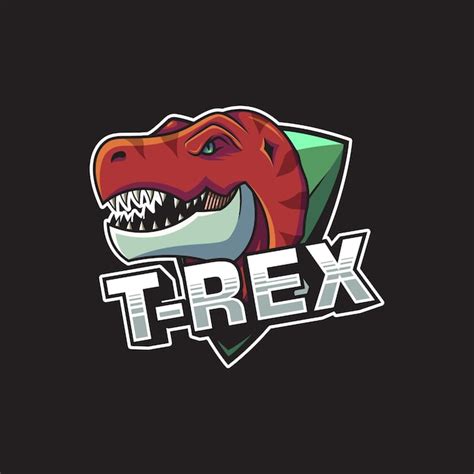 Premium Vector T Rex Logo Vector Illustration