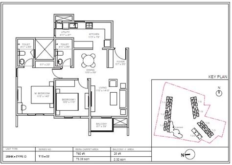 Floor Plan | Birla Trimaya Devanahalli | 1, 2 & 3 BHK Apartments