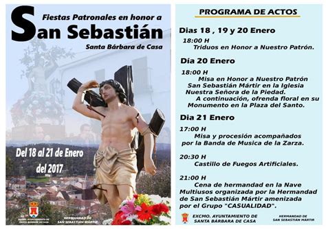 Fiestas En Honor A San Sebastian M Rtir