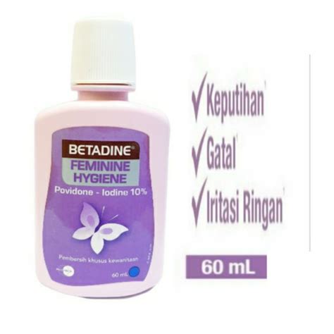 Jual Betadine Feminine Hygiene 60ml Shopee Indonesia