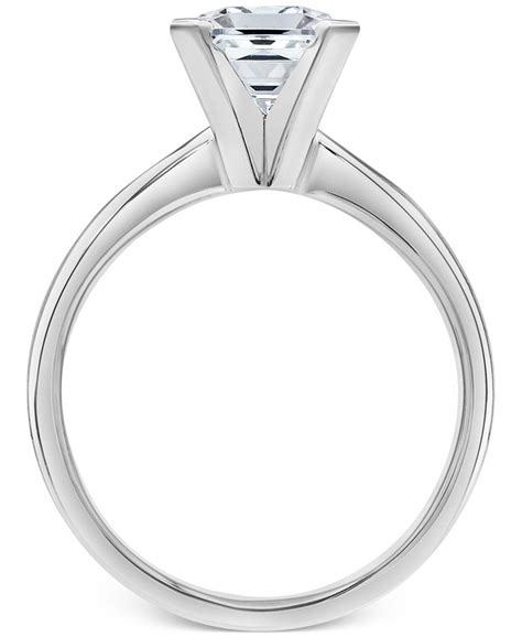 Macy's Diamond Princess Solitaire Engagement Ring (1-1/2 ct. t.w.) in ...