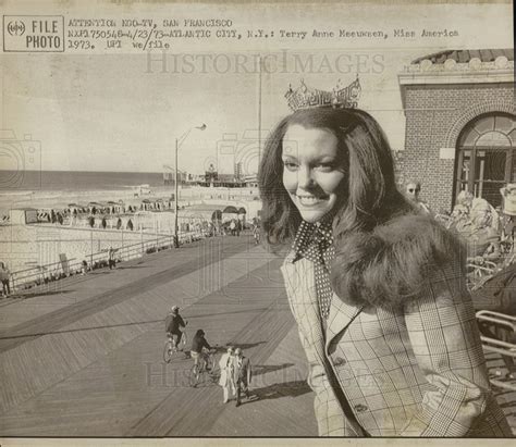 Terry Anne Meeuwsen Miss America 1973 Vintage Press Photo Print