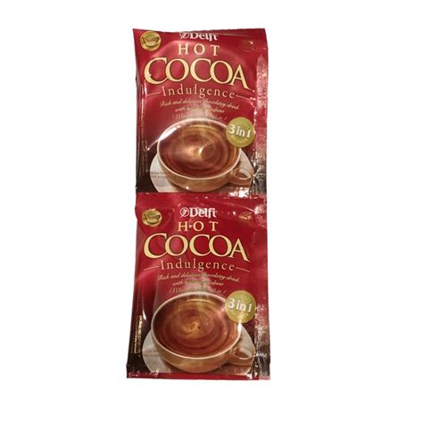 Jual Delfi Hot Cocoa 10 Sachet 25gr Shopee Indonesia