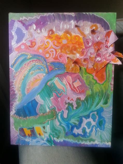 Abstract Dragon Original Painting by WrecklessWabiSabi on Etsy