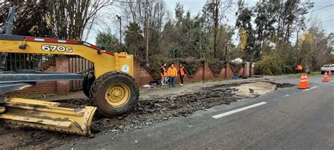 DOH MOP OHiggins construye defensas fluviales de emergencia en río