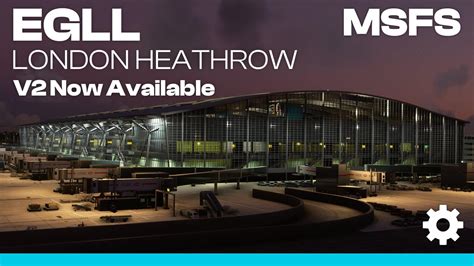 IniBuilds IniScene London Heathrow V2 Free Update MSFS Available