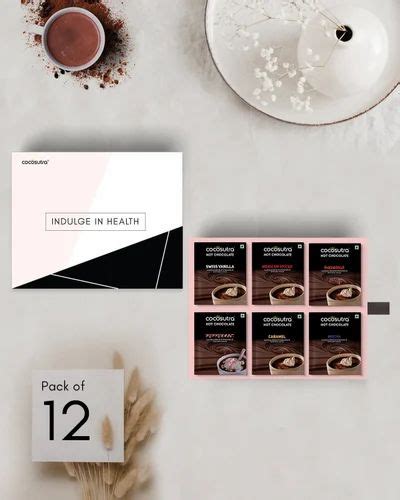 Cocosutra Hot Chocolate Signature Serves Collection Packs In Gift