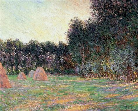 Meadow With Haystacks Near Giverny 1885 Claude Monet WikiArt Org