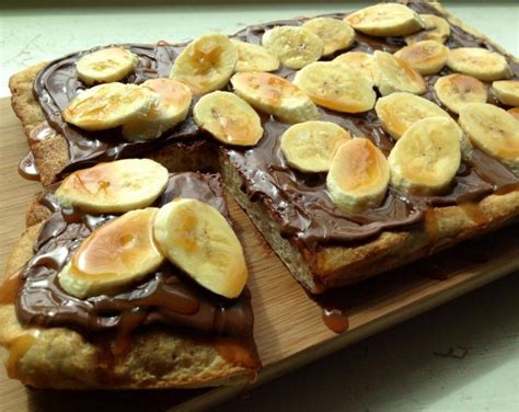 Caramel Banana Nutella Pizza Swirls Of Flavor